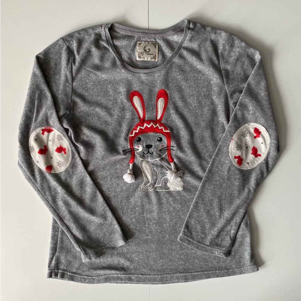 Pj Couture Girls Bunny Pajama Top